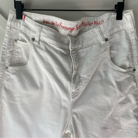 Ines de la Fressange Luna High Waist Straight Jeans - 32 - Picture 7 of 15